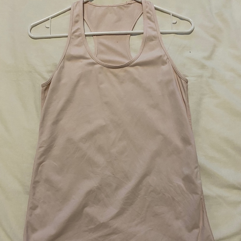 Light pink Lululemon tank top